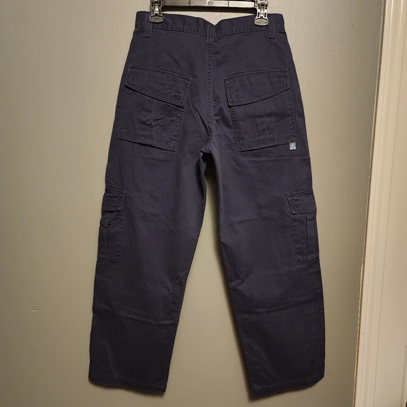 Levi's Silvertab Pants Vtg Y2k Levis Silvertab Navy Blue Cargo